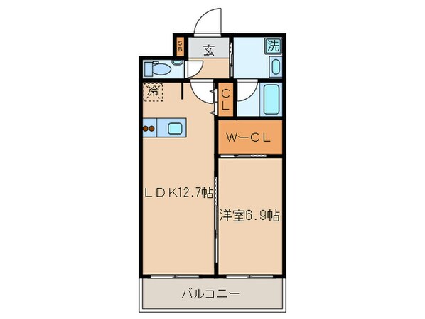 エルミタ－ジュ新栄の物件間取画像